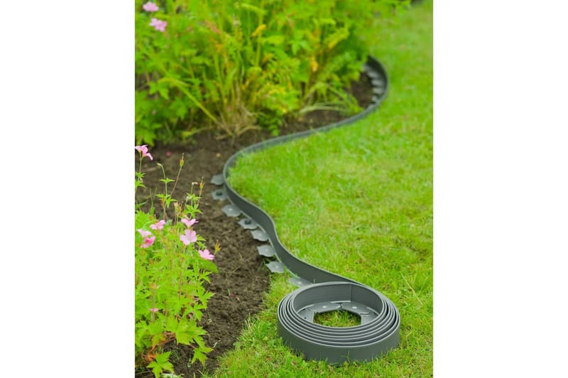 Nature Trädgårdskant 5 cm x 10 m grå - Grå - Trädgård & spabad - Trädgårdsskötsel - Odling - Växtstöd - Rabattkant