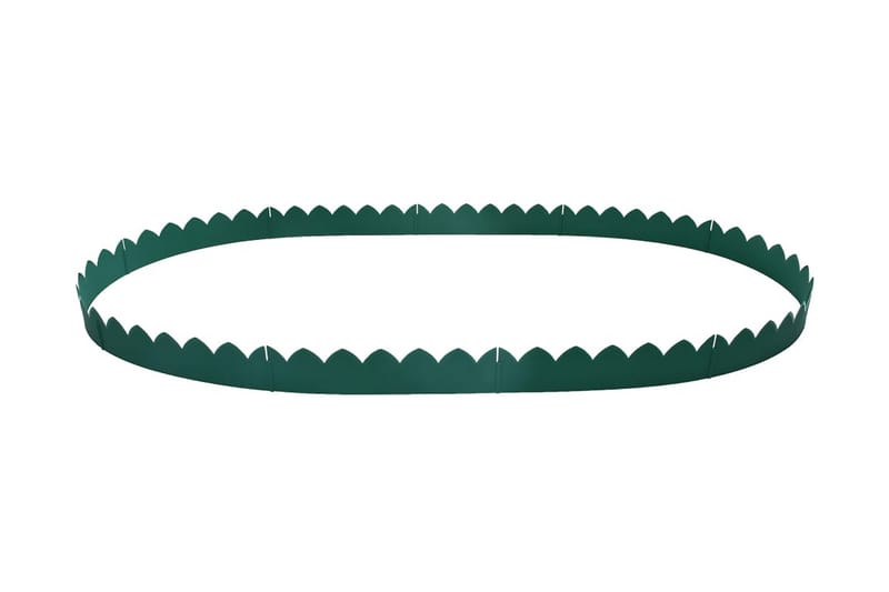 Rabattkant 10 st grön 65x15 cm PP - Grön - Trädgård & spabad - Trädgårdsskötsel - Odling - Växtstöd - Rabattkant