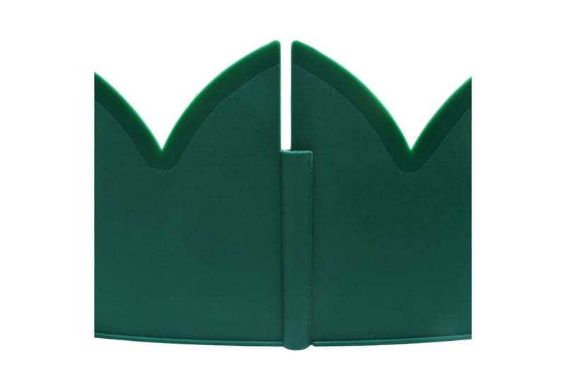 Rabattkant 10 st grön 65x15 cm PP - Grön - Trädgård & spabad - Trädgårdsskötsel - Odling - Växtstöd - Rabattkant