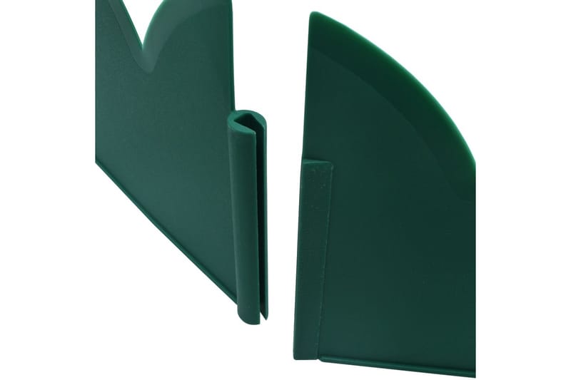 Rabattkant 10 st grön 65x15 cm PP - Grön - Trädgård & spabad - Trädgårdsskötsel - Odling - Växtstöd - Rabattkant