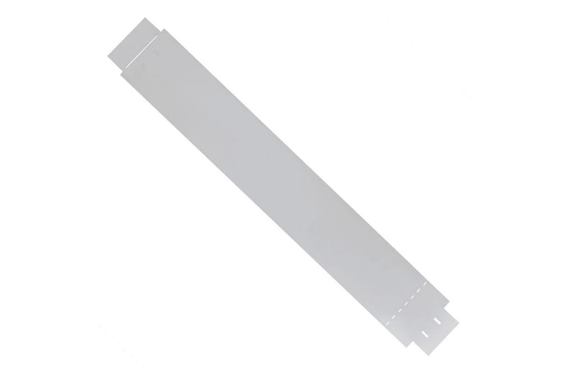 Rabattkant 20 st 100x14 cm flexibel galvaniserat stål - Silver - Trädgård & spabad - Trädgårdsskötsel - Odling - Växtstöd - Rabattkant