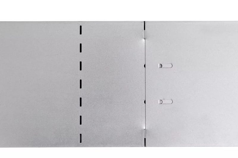 Rabattkant 20 st 100x14 cm flexibel galvaniserat stål - Silver - Trädgård & spabad - Trädgårdsskötsel - Odling - Växtstöd - Rabattkant