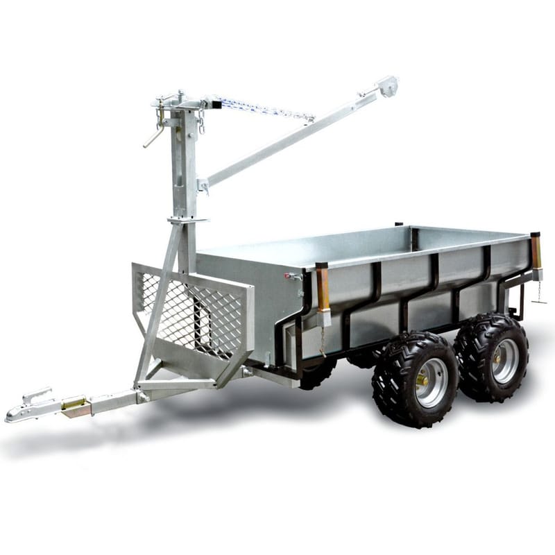 Skogs- och timmervagn ATV | 1420 kg lastkapacitet - Trädgård & spabad - Trädgårdsskötsel - Trädgårdsredskap & trädgårdsverktyg - Kärra & släp - ATV-vagn