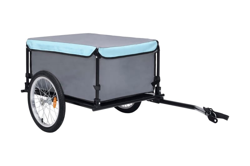 Cykelvagn svart och blå 65 kg - Blå - Trädgård & spabad - Trädgårdsskötsel - Trädgårdsredskap & trädgårdsverktyg - Kärra & släp - Cykelkärra