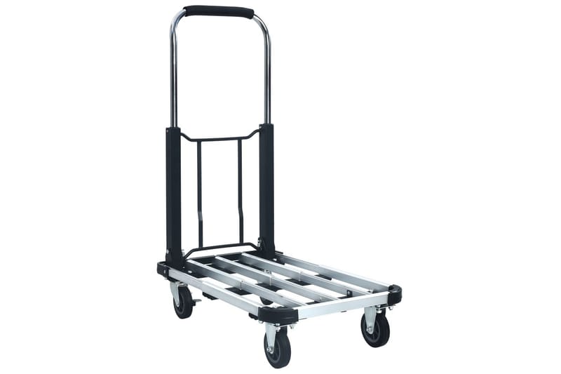 Hopfällbar säckkärra 150 kg aluminium silver - Trädgård & spabad - Trädgårdsskötsel - Trädgårdsredskap & trädgårdsverktyg - Kärra & släp - Säckkärra & magasinkärra