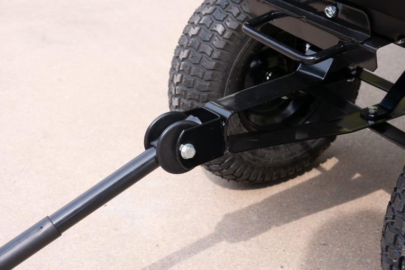 Tippbar trädgårdsvagn 125L | 350kg | Hållbar stålram | Svart - Trädgård & spabad - Trädgårdsskötsel - Trädgårdsredskap & trädgårdsverktyg - Kärra & släp - Transportvagn & trädgårdsvagn