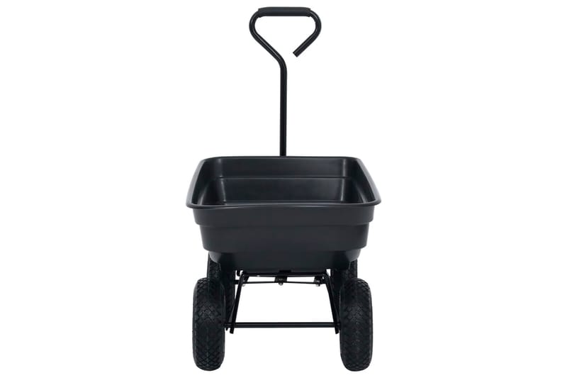 Trädgårdsvagn tippbar 300 kg 75L svart - Trädgård & spabad - Trädgårdsskötsel - Trädgårdsredskap & trädgårdsverktyg - Kärra & släp - Transportvagn & trädgårdsvagn
