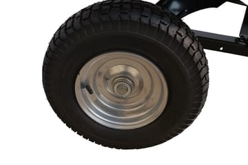 Transportvagn med tippfunktion | 300KG Lastkapacitet & terränghjul | Skjut & dragbar |  Svart - Trädgård & spabad - Trädgårdsskötsel - Trädgårdsredskap & trädgårdsverktyg - Kärra & släp - ATV-vagn