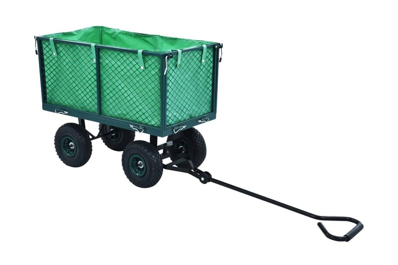 Trädgårdsvagn grön 350 kg - Transportvagn & trädgårdsvagn