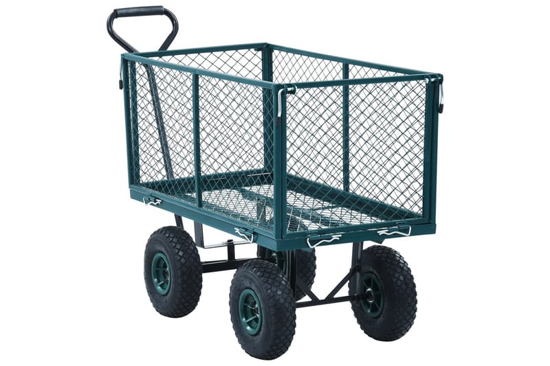 Trädgårdsvagn grön 350 kg - Trädgård & spabad - Trädgårdsskötsel - Trädgårdsredskap & trädgårdsverktyg - Kärra & släp - Transportvagn & trädgårdsvagn