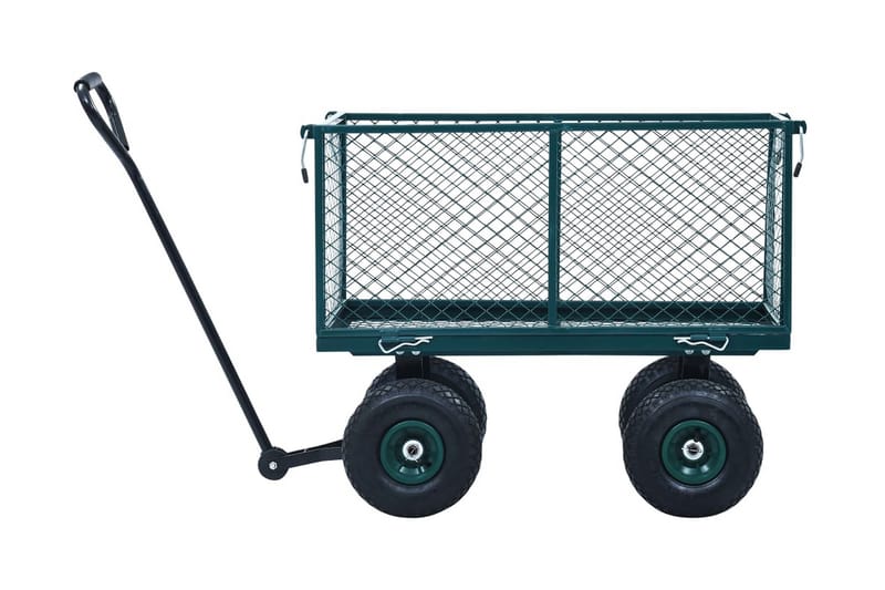 Trädgårdsvagn grön 350 kg - Trädgård & spabad - Trädgårdsskötsel - Trädgårdsredskap & trädgårdsverktyg - Kärra & släp - Transportvagn & trädgårdsvagn