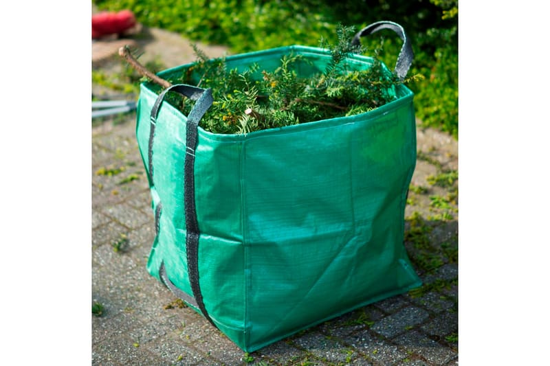 Nature Trädgårdsavfallspåse fyrkantig grön 252 L 6072405 - Trädgård & spabad - Trädgårdsskötsel - Trädgårdsredskap & trädgårdsverktyg - Trädgårdsstäd