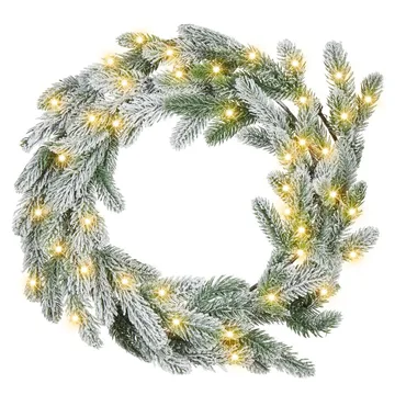 Snöig Julkrans Albini - Inredning - Julpynt & helgdekoration - Julpynt & juldekoration - Julkrans