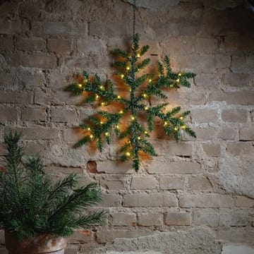 Snowflake Krans med belysning 63 cm - grön - Trädgård & spabad - Trädgårdsskötsel - Växter & plantor - Prydnadsväxter - Dörrkransar