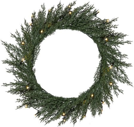 Thuja Krans med belysning 40 cm - Grön - Trädgård & spabad - Trädgårdsskötsel - Växter & plantor - Prydnadsväxter - Dörrkransar