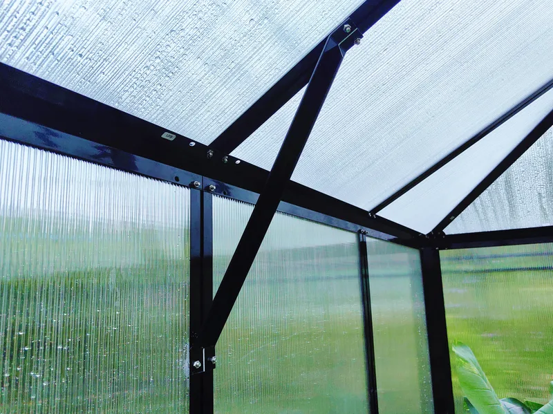 Gazebo 12 m² | 4 mm säkerhetsglas | Hållbar och stilren konstruktion - Trädgård & spabad - Trädgårdsskötsel - Växthus