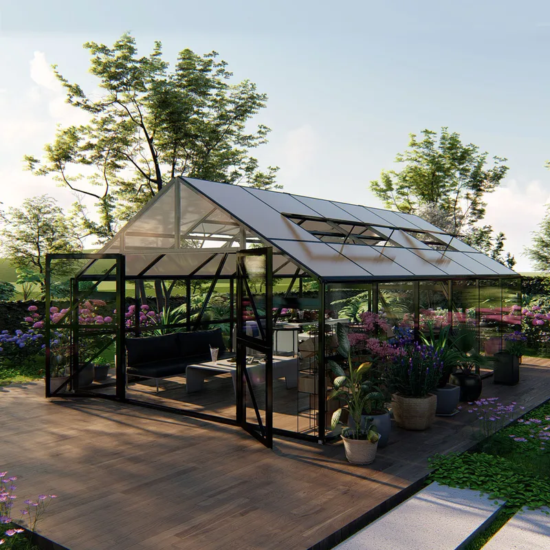 Glasväxthus Metalcraft - Trädgård & spabad - Trädgårdsskötsel - Växthus