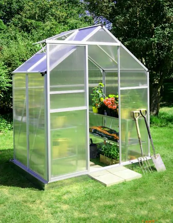 Litet växthus 2,2m² - Kanalplast, undefined
