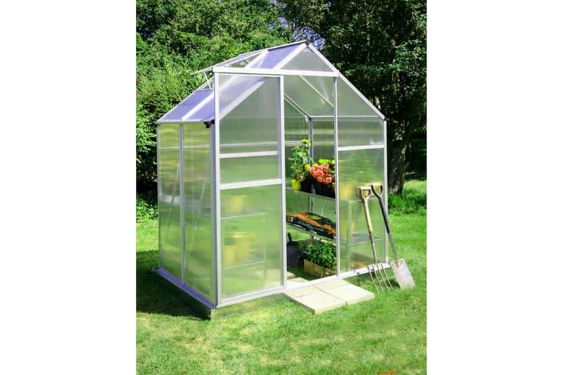 Litet växthus 2,2m² - Kanalplast - Växthus - Fristående växthus