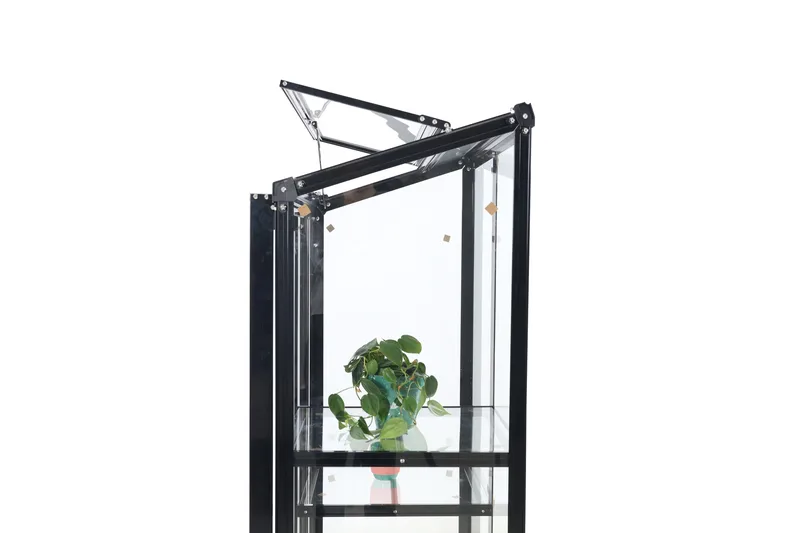 Marvell Väggväxthus 157 cm - Antracit - Trädgård & spabad - Trädgårdsskötsel - Växthus - Litet växthus