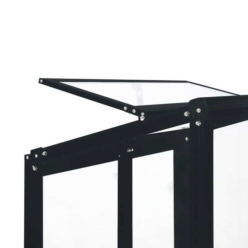 Marvell Väggväxthus 157 cm - Antracit - Trädgård & spabad - Trädgårdsskötsel - Växthus - Litet växthus