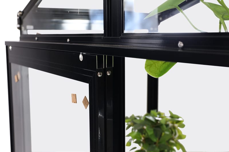 Marvell Väggväxthus 170 cm - Antracit - Trädgård & spabad - Trädgårdsskötsel - Växthus - Litet växthus