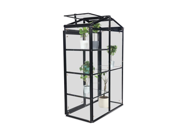 Marvell Väggväxthus 170 cm - Antracit - Trädgård & spabad - Trädgårdsskötsel - Växthus - Litet växthus