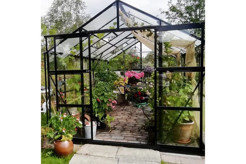 Marvell Växthus 11,1m² - Antracit - Växthus - Fristående växthus