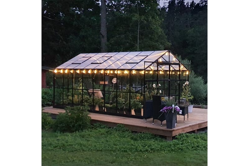 Marvell Växthus 12,7m² - Antracit - Trädgård & spabad - Trädgårdsskötsel - Växthus