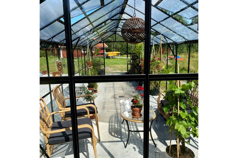 Marvell Växthus 19m² - Antracit - Trädgård & spabad - Trädgårdsskötsel - Växthus