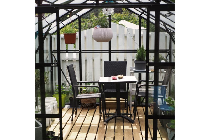 Marvell Växthus 6,4m² - Antracit - Trädgård & spabad - Trädgårdsskötsel - Växthus