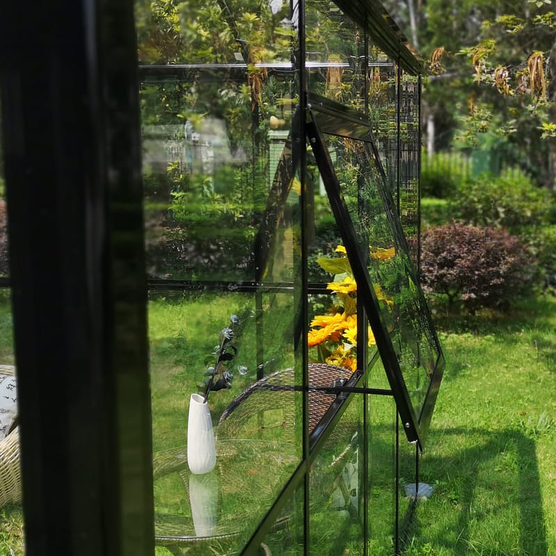 Marvell Växthus 8,7m² - Antracit - Trädgård & spabad - Trädgårdsskötsel - Växthus