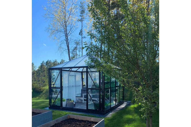 Marvell Växthus 8,7m² - Antracit - Trädgård & spabad - Trädgårdsskötsel - Växthus
