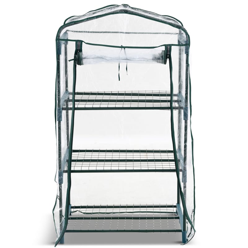 Miniväxthus 0,3m² | Stålram med plastöverdrag - Trädgård & spabad - Trädgårdsskötsel - Växthus - Litet växthus
