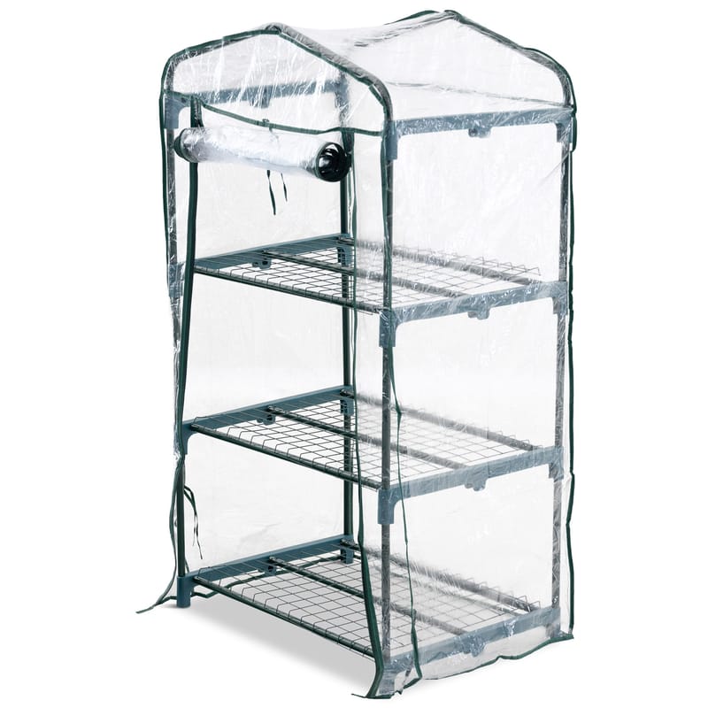 Miniväxthus 0,3m² | Stålram med plastöverdrag - Trädgård & spabad - Trädgårdsskötsel - Växthus - Litet växthus