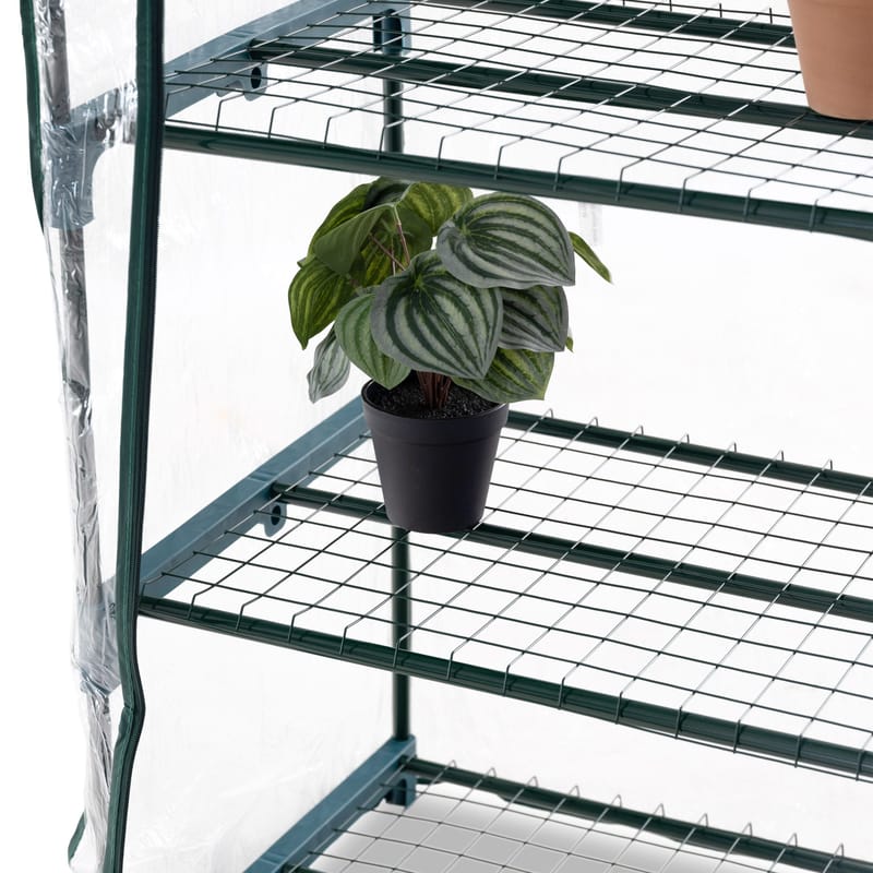 Miniväxthus 0,3m² | Stålram med plastöverdrag - Trädgård & spabad - Trädgårdsskötsel - Växthus - Litet växthus