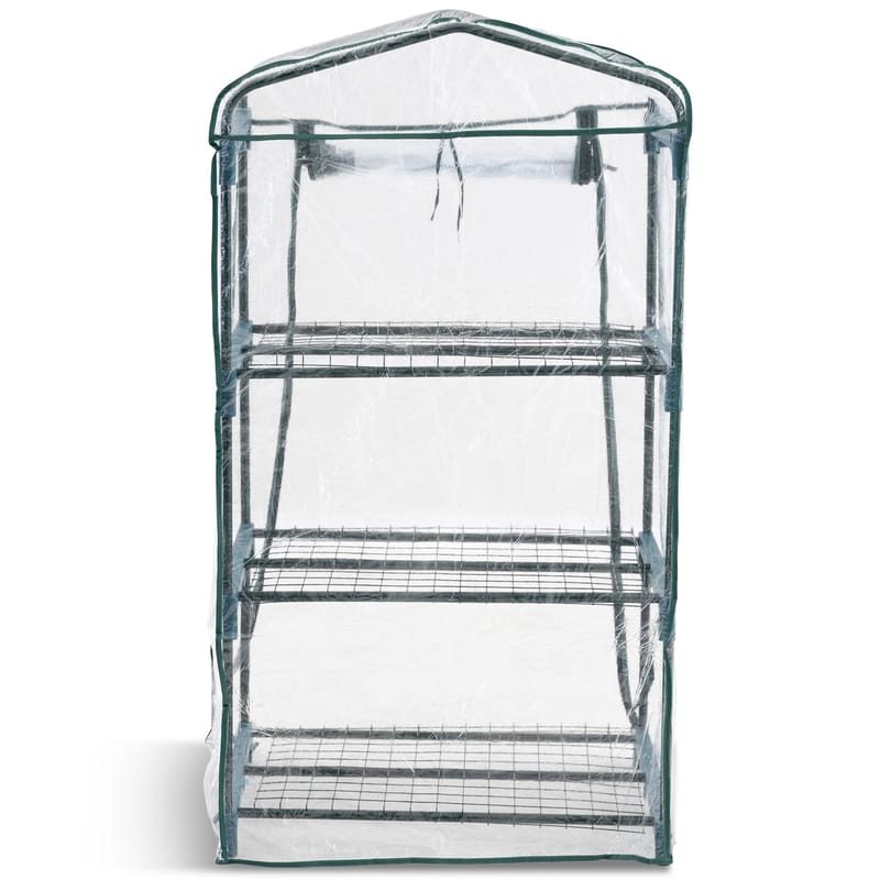 Miniväxthus 0,3m² | Stålram med plastöverdrag - Trädgård & spabad - Trädgårdsskötsel - Växthus - Litet växthus