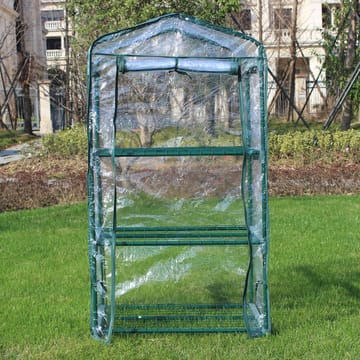Miniväxthus 0,3m² | Stålram med plastöverdrag - Trädgård & spabad - Trädgårdsskötsel - Växthus - Litet växthus