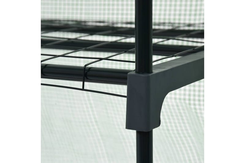 Miniväxthus 3 hyllor 69x49x125 cm - Grön - Trädgård & spabad - Trädgårdsskötsel - Växthus