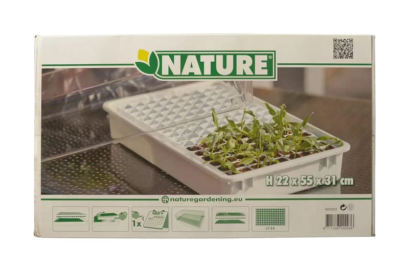 Nature Minidrivhus set 55x31x22 cm 6020203 - Trädgård & spabad - Trädgårdsskötsel - Växthus
