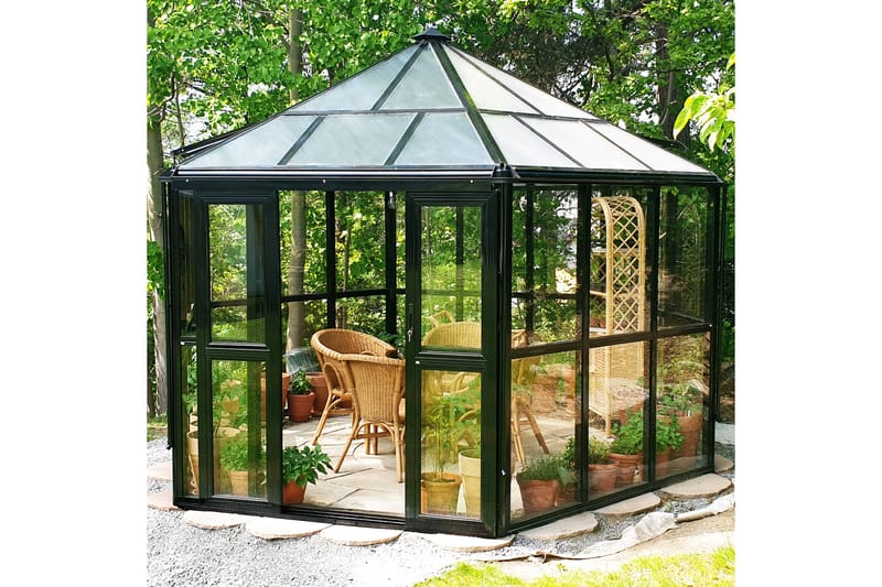 Orangeri 10m² - Sexkantigt växthus av hög kvalitet - Växthus - Orangeri