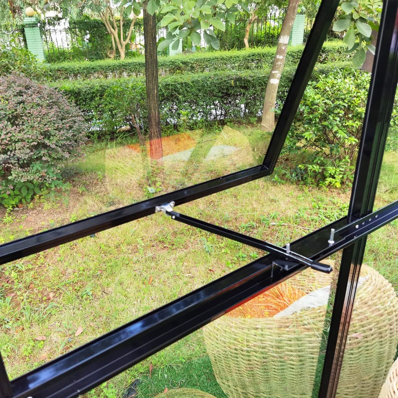 Orangeri och lusthus 12,6m² | Sexkantigt växthus | 4mm säkerhetsglas - Trädgård & spabad - Trädgårdsskötsel - Växthus