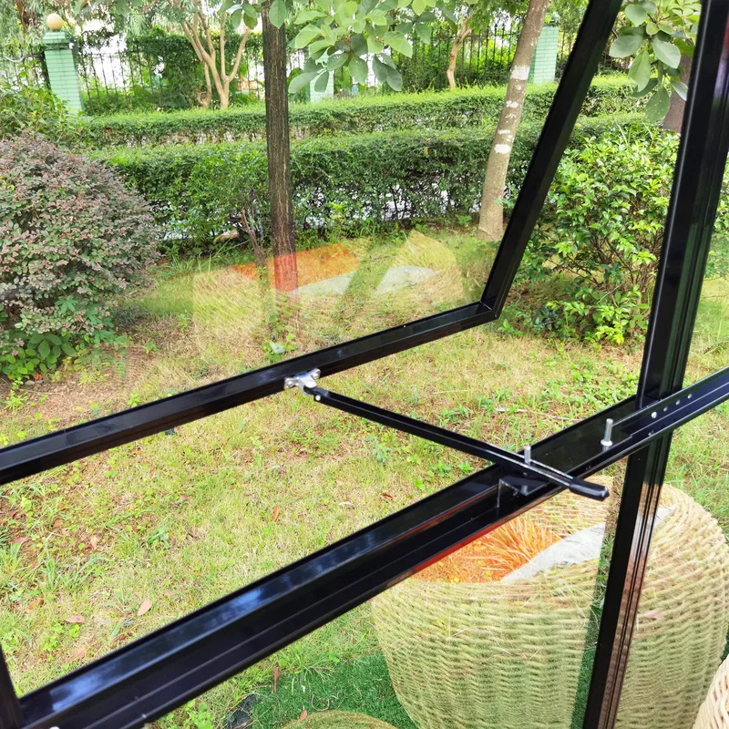 Orangeri och lusthus 12,6m² | Sexkantigt växthus | 4mm säkerhetsglas - Trädgård & spabad - Trädgårdsskötsel - Växthus