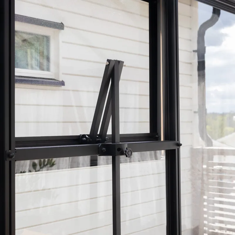 Orangeri och uterum 19,2m² - Svart - Trädgård & spabad - Trädgårdsskötsel - Växthus