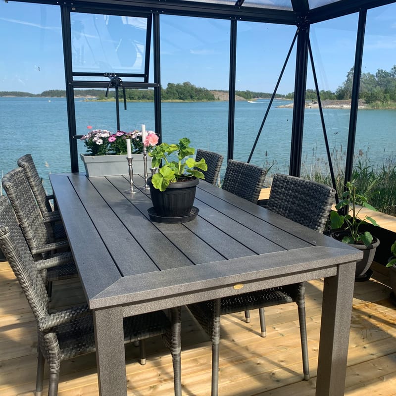 Orangeri och uterum 19,2m² - Svart - Trädgård & spabad - Trädgårdsskötsel - Växthus