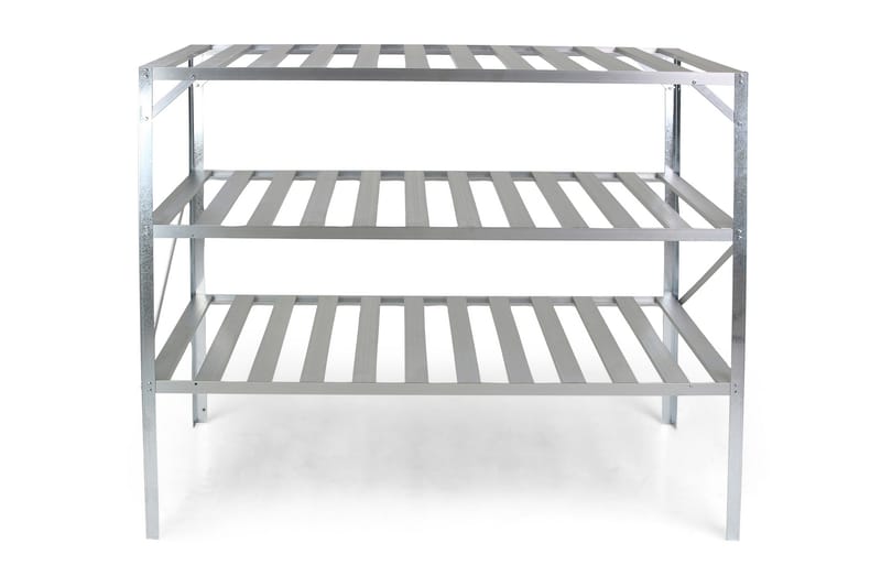 Växthusbord 126x50x113 cm - Silver - Planteringsbord - Odlingsbänk