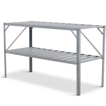 Växthusbord 126x50x75 cm - Trädgård & spabad - Trädgårdsskötsel - Odling - Planteringskärl & blomkruka - Odlingsbänk