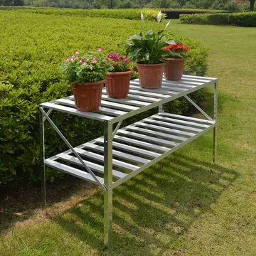Växthusbord 126x50x75 cm - Trädgård & spabad - Trädgårdsskötsel - Odling - Planteringskärl & blomkruka - Odlingsbänk