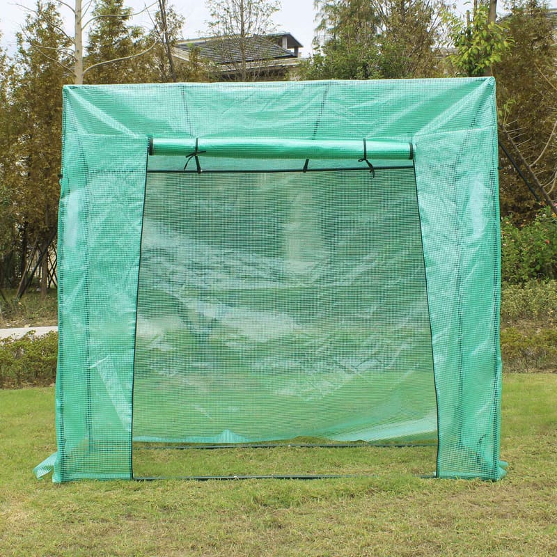 Plastväxthus 1,54m² | Stålram med PE-plastöverdrag - Trädgård & spabad - Trädgårdsskötsel - Växthus - Litet växthus