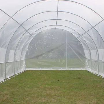 Tunnelväxthus 18m² | Stålram med transparent PE-plastöverdrag - Trädgård & spabad - Trädgårdsskötsel - Växthus